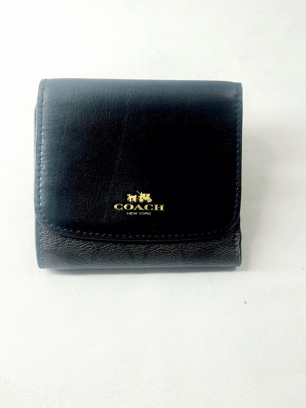 Coach Leather Trifold Wallet